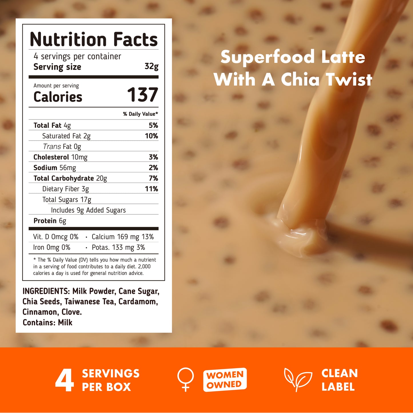 Golden Chai Glow - 4-Pack Boxes (Case of 6)