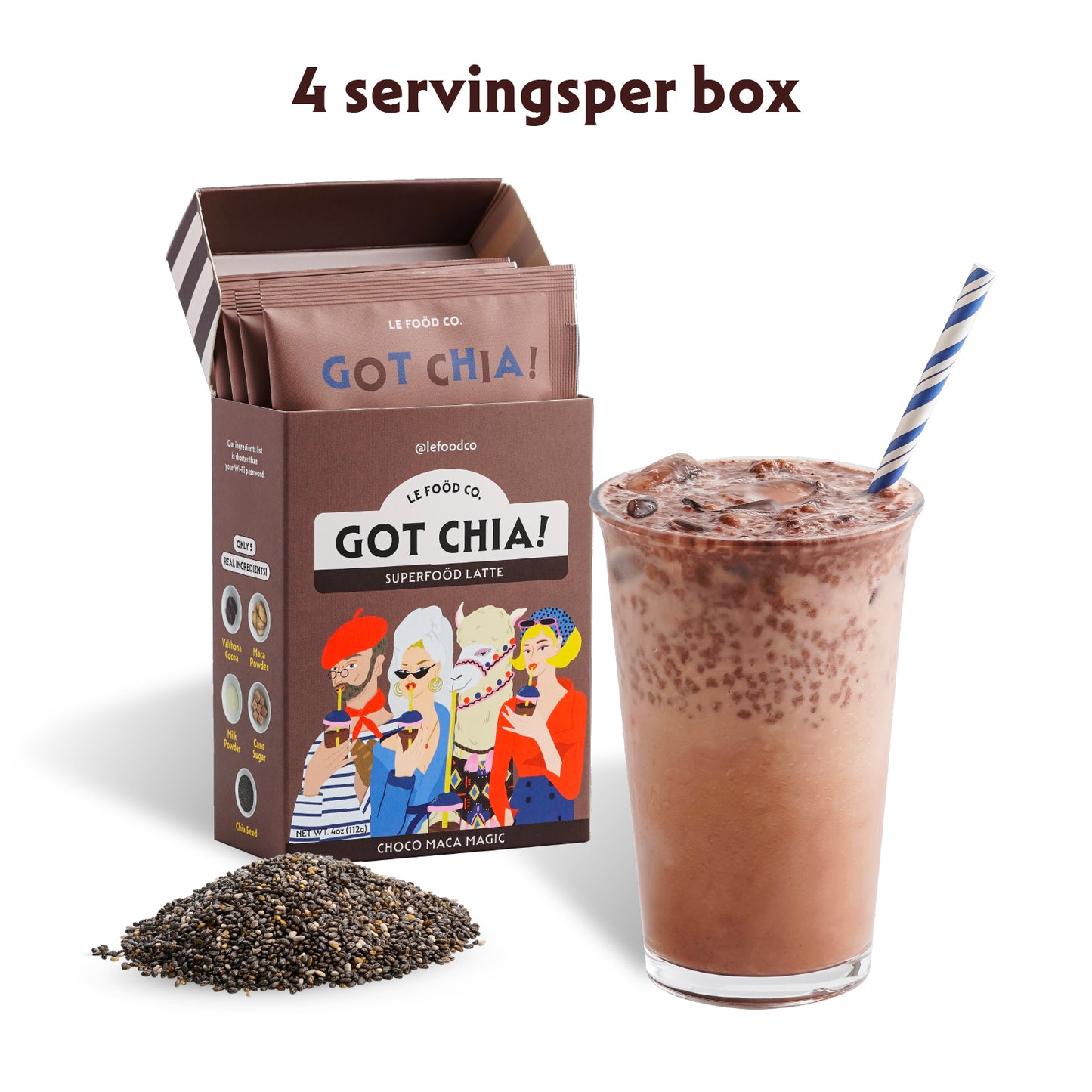 Choco Maca Magic - 4-Pack Boxes (Case of 6)