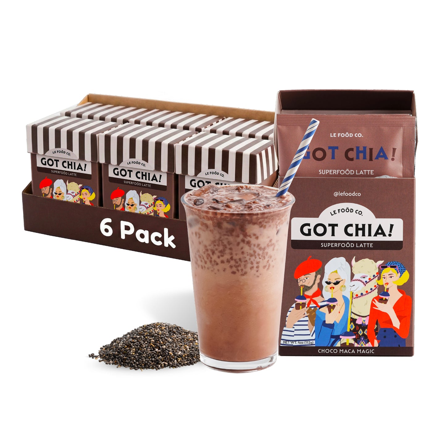 Choco Maca Magic - 4-Pack Boxes (Case of 6)