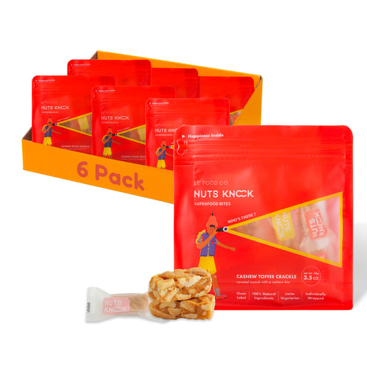 Cashew Toffee Crackle - x6 Grab-and-Go Bags