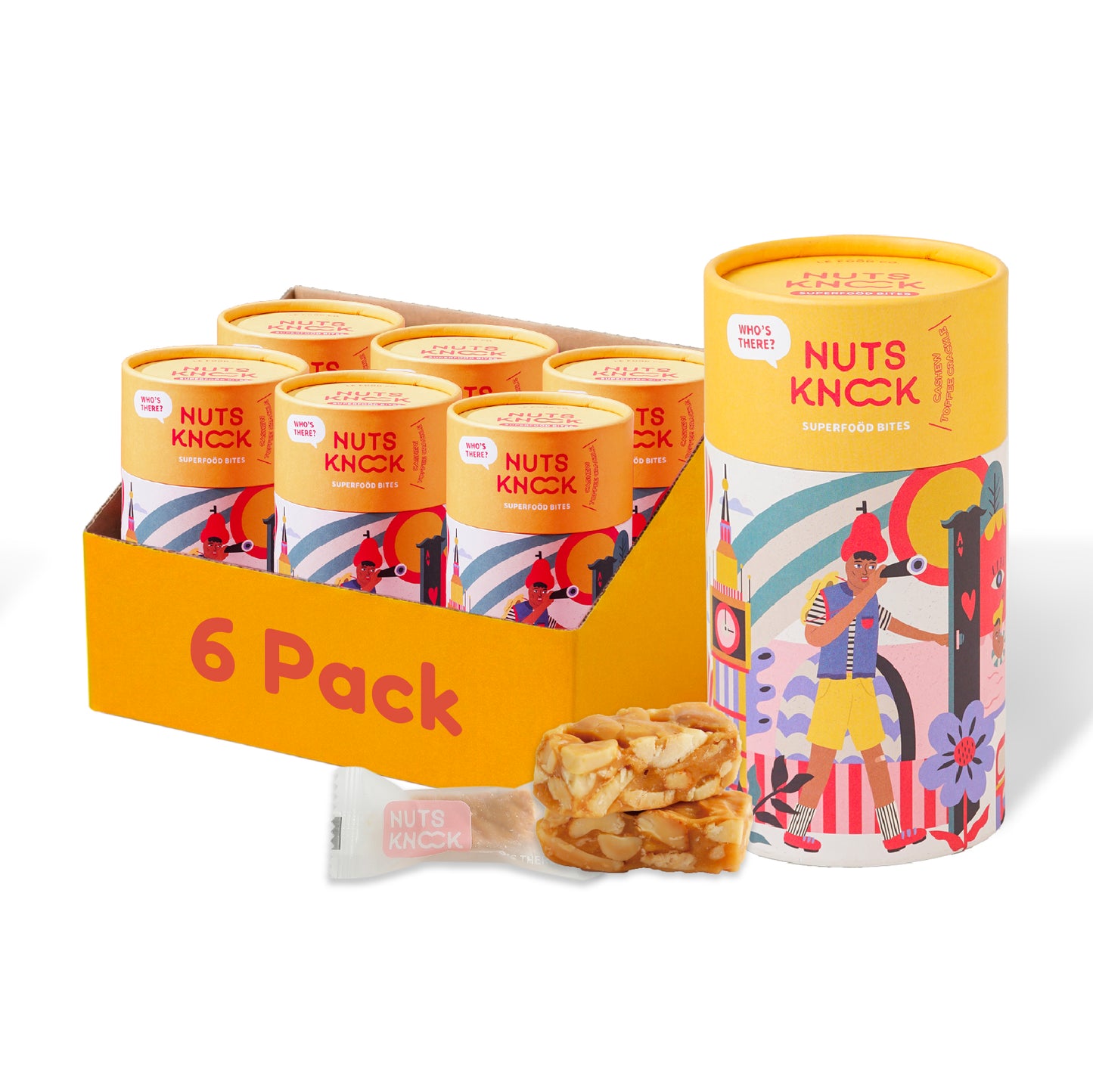 Cashew Toffee Crackle - x6 Giftable Cans
