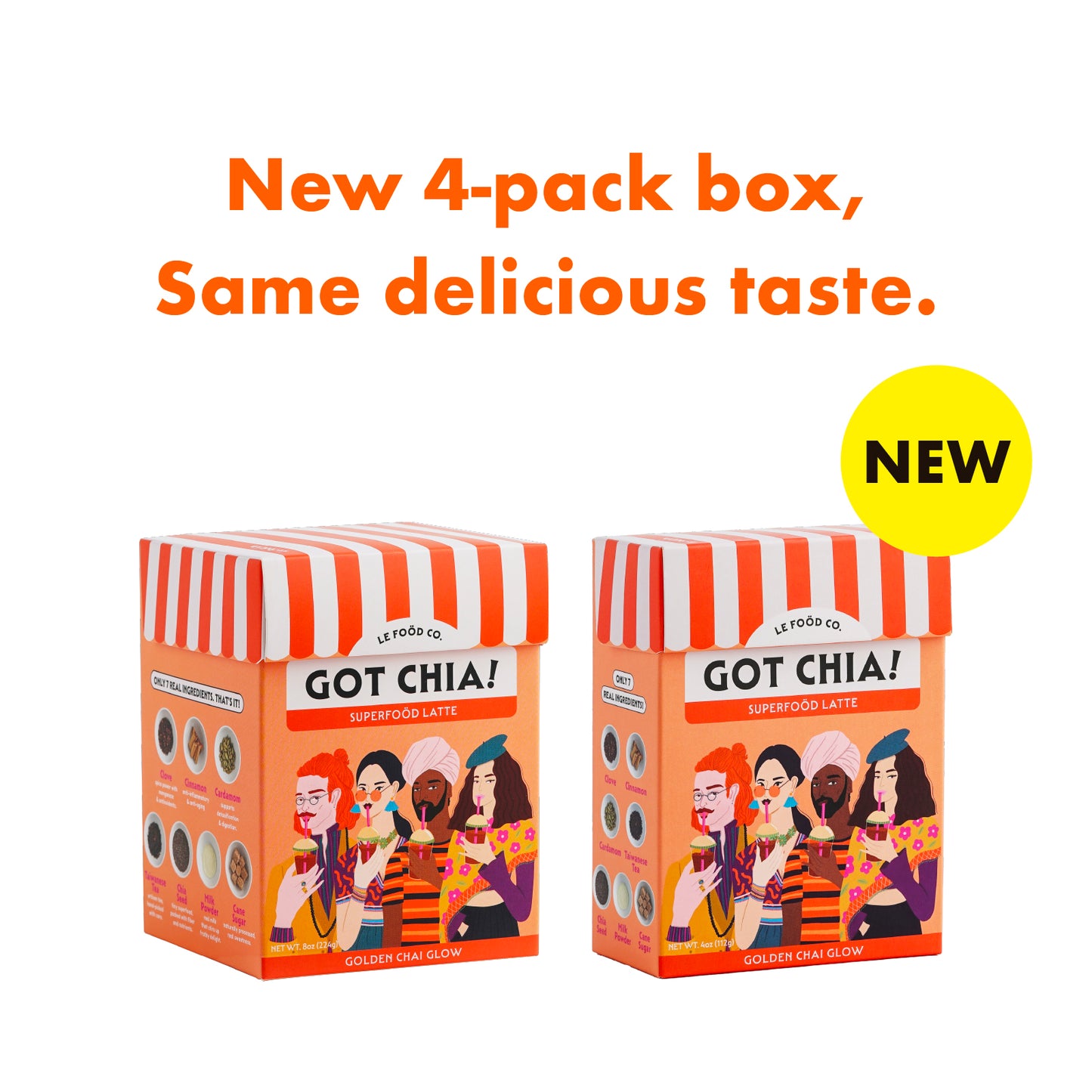Golden Chai Glow - 4-Pack Boxes (Case of 6)